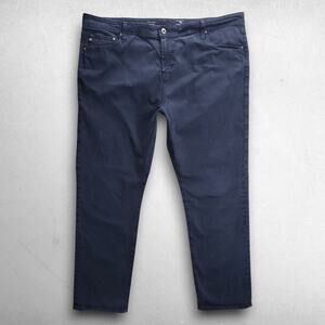 AG Adriano Goldschmied Everett SUD Slim Straight Chino Pants Men 44x32 Navy